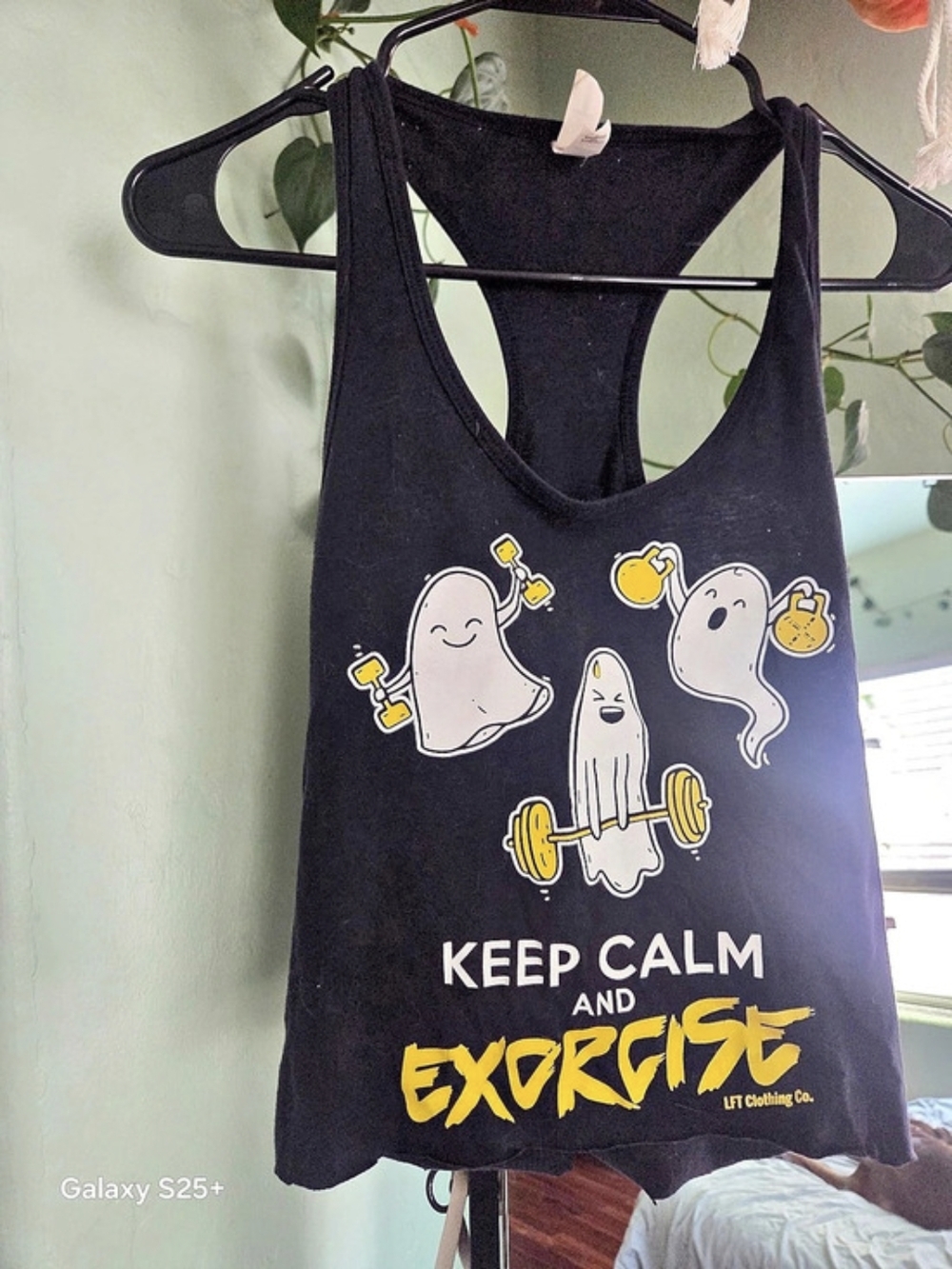 LFT Clothing Co. Halloween Graphic Racerback Tank Top Small